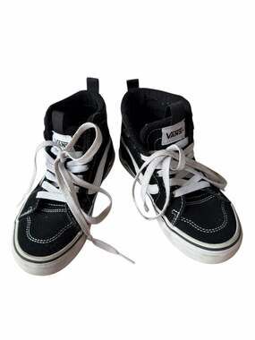 Vans Kids Sk8-Hi MTE Vansguard Black White High Top Sneakers